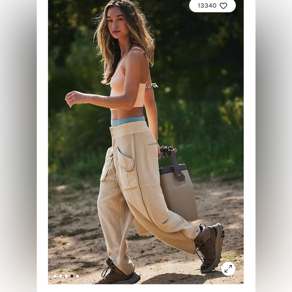 Free people timko pacific sand pant size small NWT